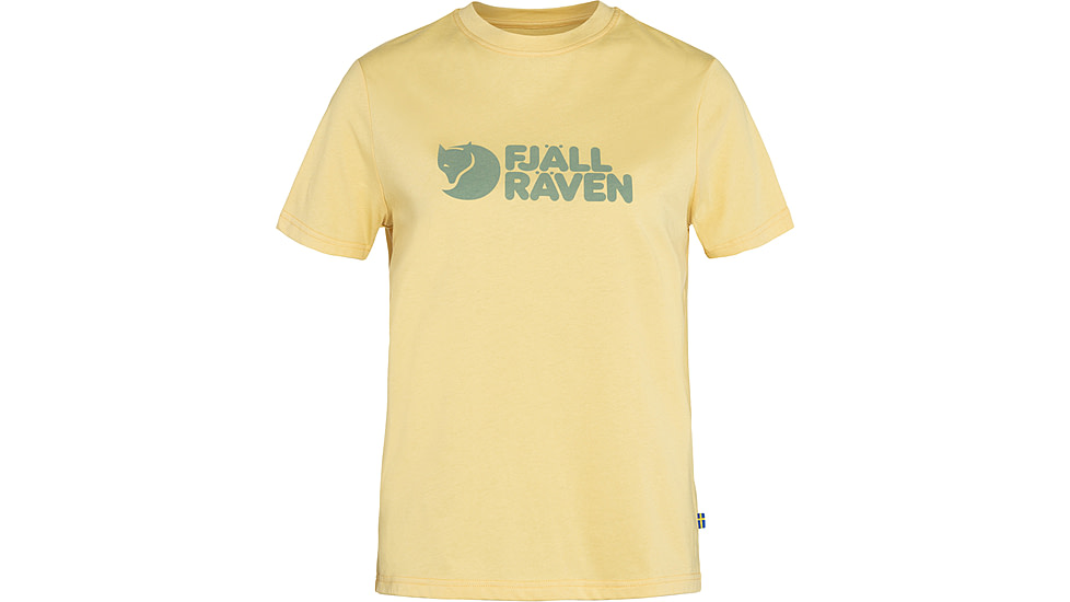 Fjallraven Logo Tee - Womens, Mais Yellow, Extra Large, F87146-133-XL