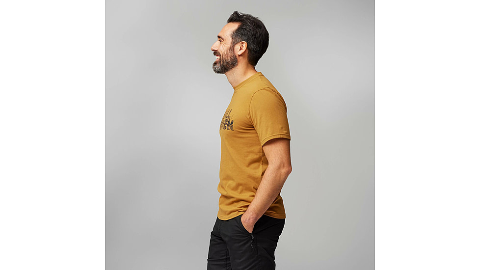 Fjallraven Lush Logo T-Shirt - Mens, Acorn, Medium, F12600219-166-M