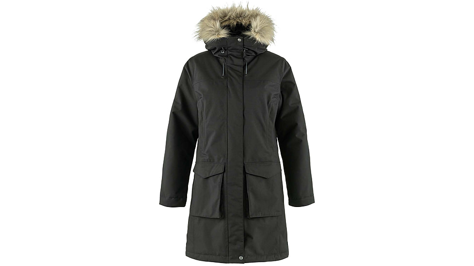 Fjallraven Nuuk Lite Parka - Womens, Black, Medium, F87161-550-M
