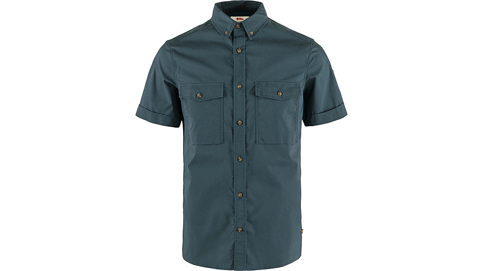 Fjallraven Ovik Air Stretch Short Sleeve Shirt - Men's, Mountain Blue, Extra Large, F12600213-570-XL