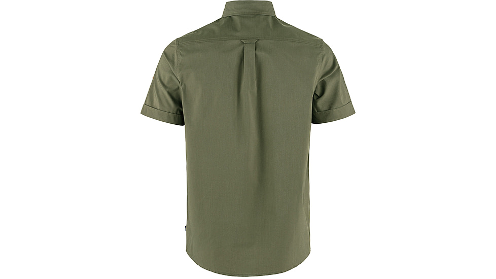 Fjallraven Ovik Air Stretch Short Sleeve Shirt - Mens, Laurel Green, Large, F12600213-625-L
