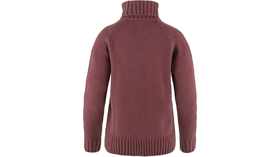 Fjallraven Ovik Cable Knit Roller Neck - Womens, Small, Mesa Purple, F84793-410-S