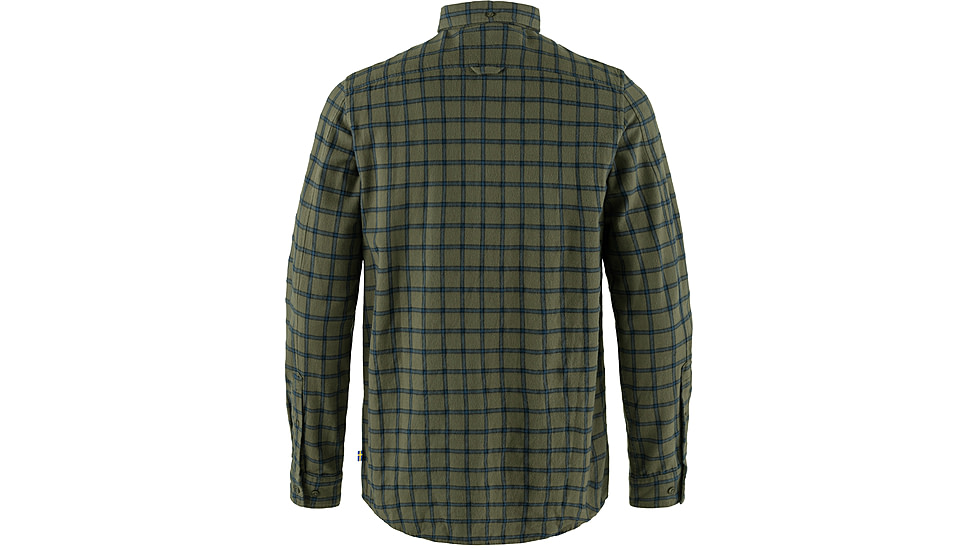 Fjallraven Ovik Flannel Shirt - Mens, Laurel Green/Indigo Blue, 2XL, F82979-625-534-XXL