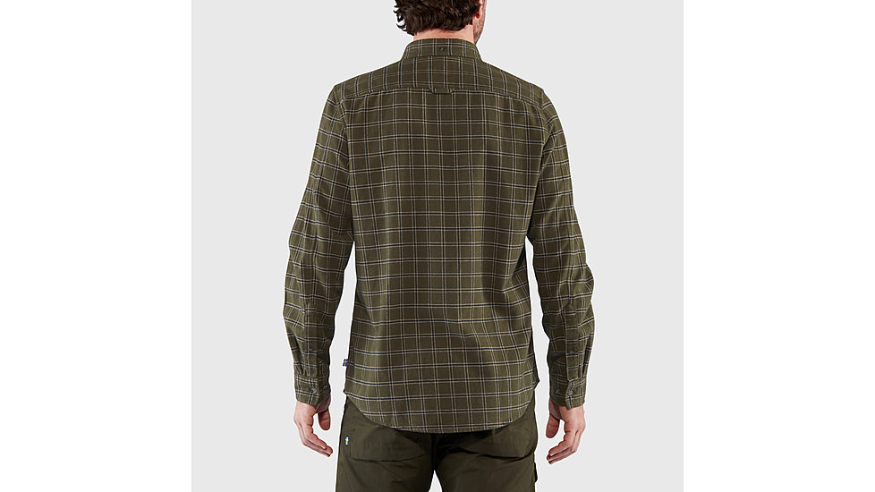 Fjallraven Ovik Flannel Shirt - Mens, Laurel Green/Indigo Blue, 2XL, F82979-625-534-XXL