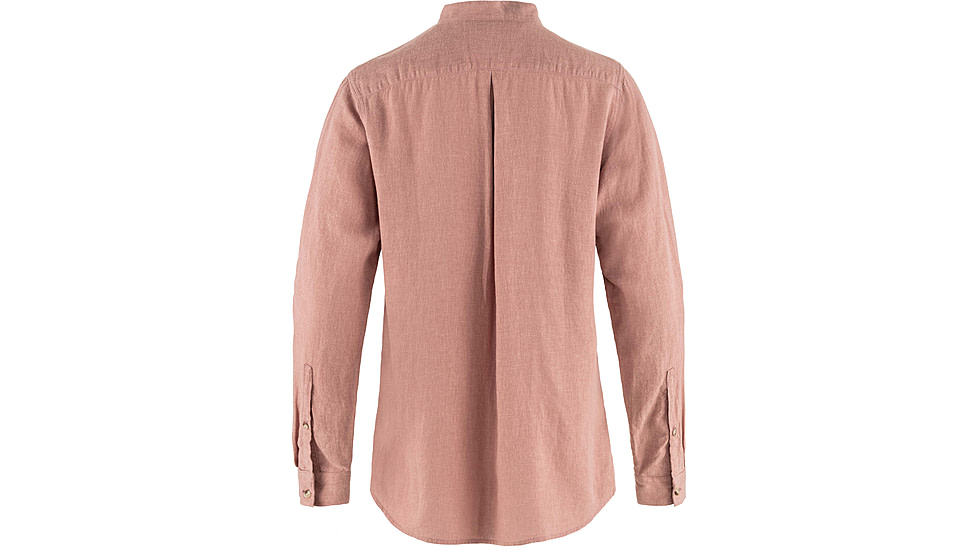 Fjallraven Ovik Hemp Shirt Long Sleeve - Women's, Dusty Rose, Extra Small, F14600149-300-XS
