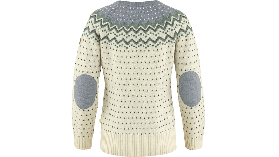 Fjallraven Ovik Knit Sweater - Womens, Chalk White-Flint Grey, Medium, F89941-113-055-M