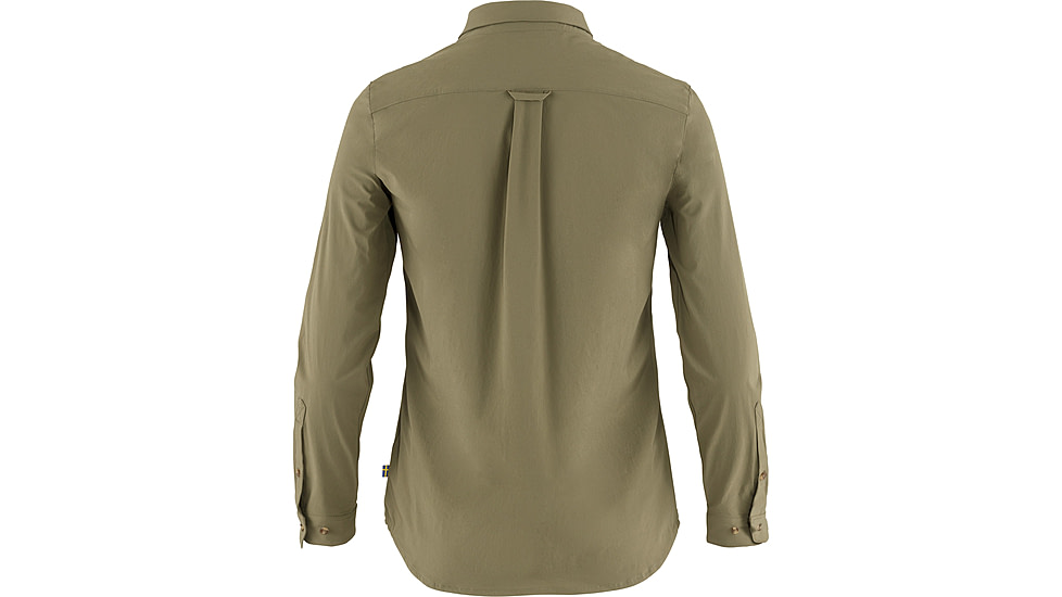 Fjallraven Ovik Lite Long Sleeve Shirt - Womens, Green, Medium, F89980-620-M