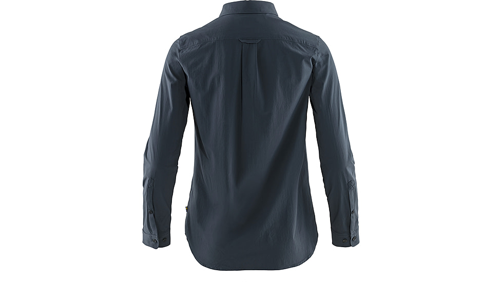 Fjallraven Ovik Lite Long Sleeve Shirt - Womens, Navy, Small, F89980-560-S
