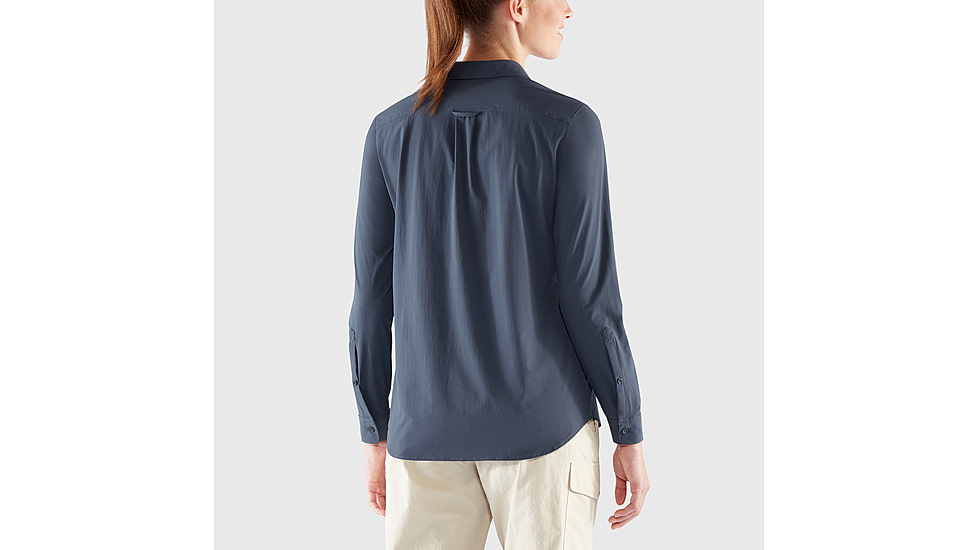 Fjallraven Ovik Lite Long Sleeve Shirt - Womens, Navy, Small, F89980-560-S