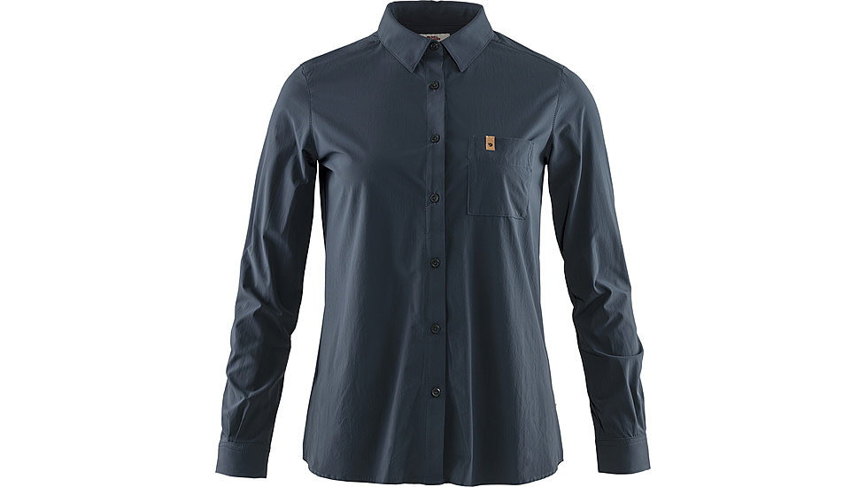 Fjallraven Ovik Lite Long Sleeve Shirt - Womens, Navy, Small, F89980-560-S