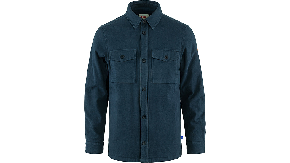 Fjallraven Ovik Lite Padded Shirt - Mens, Dark Navy-Dark Navy, Small, F87069-555-555-S