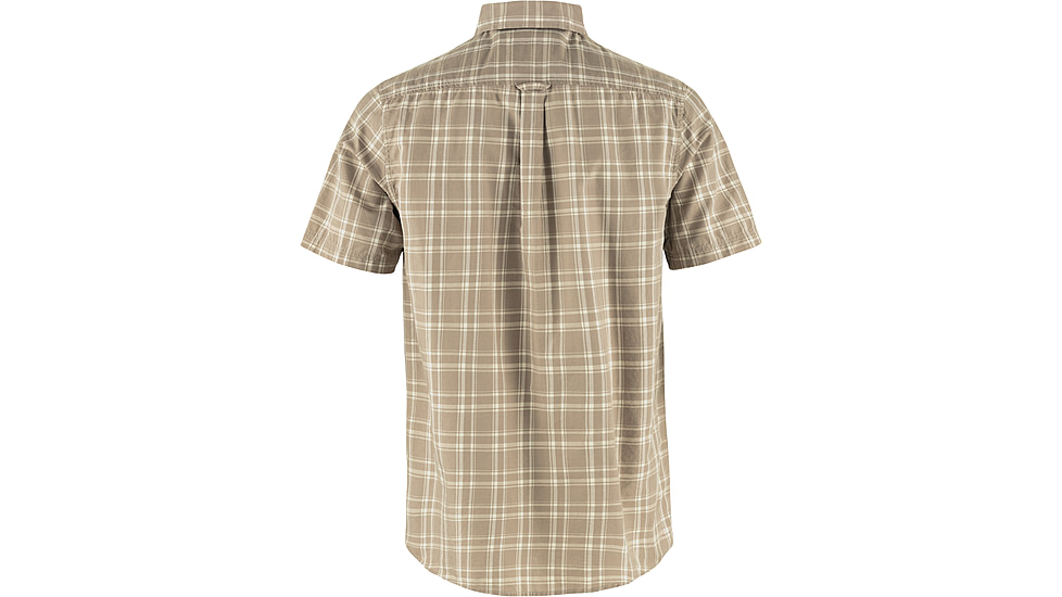 Fjallraven Ovik Lite Short Sleeve Shirt - Mens, Fossil/Chalk Rose, 2XL, F87038-118-302-XXL