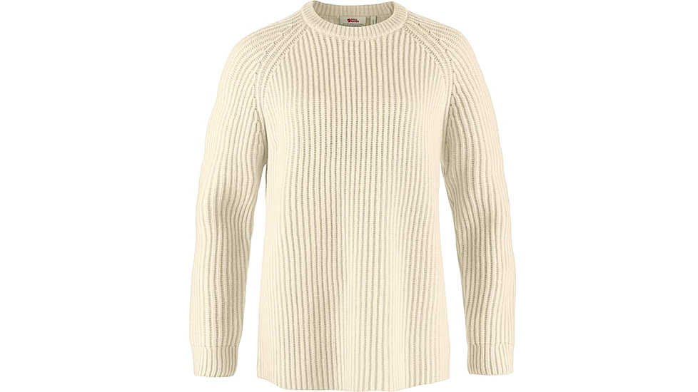 Fjallraven Ovik Rib Sweater - Womens, Chalk White, Small, F14600183-113FR-S