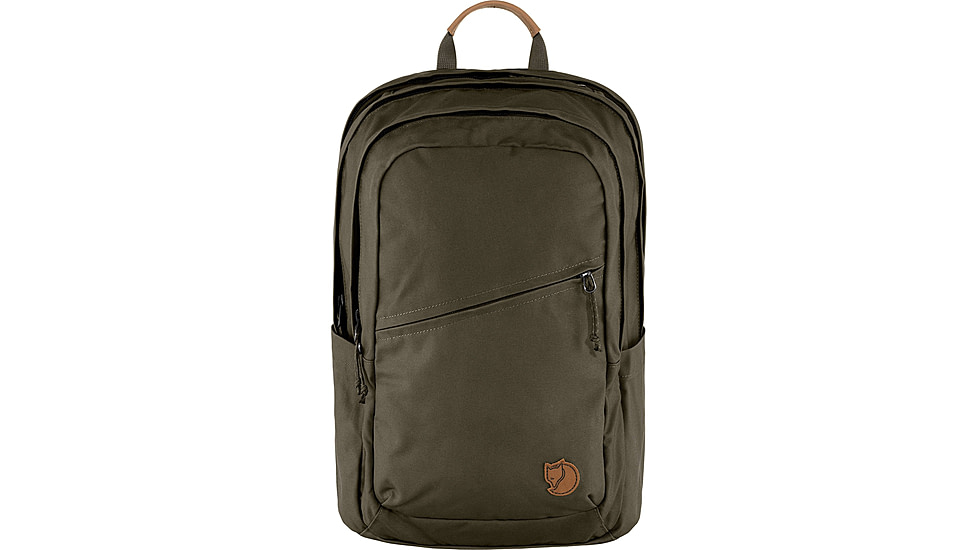 Fjallraven Raven 28 Backpack, Dark Olive, One Size, F23345-633-One Size