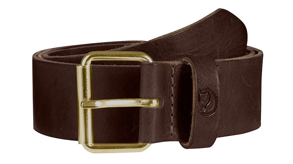 Fjallraven Singi Belt 4 cm., Leather Brown, F77281-250-75cm