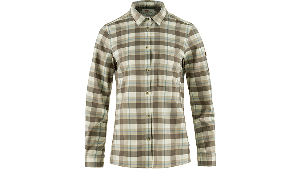 Fjallraven Singi Fjall Shirt - Womens, Chalk White-Fossil, Large, F86988-113-118FR-L