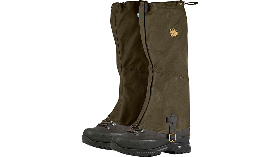 Fjallraven Singi Gaiters, Dark Olive, Small/Medium, F77292-633-S/M