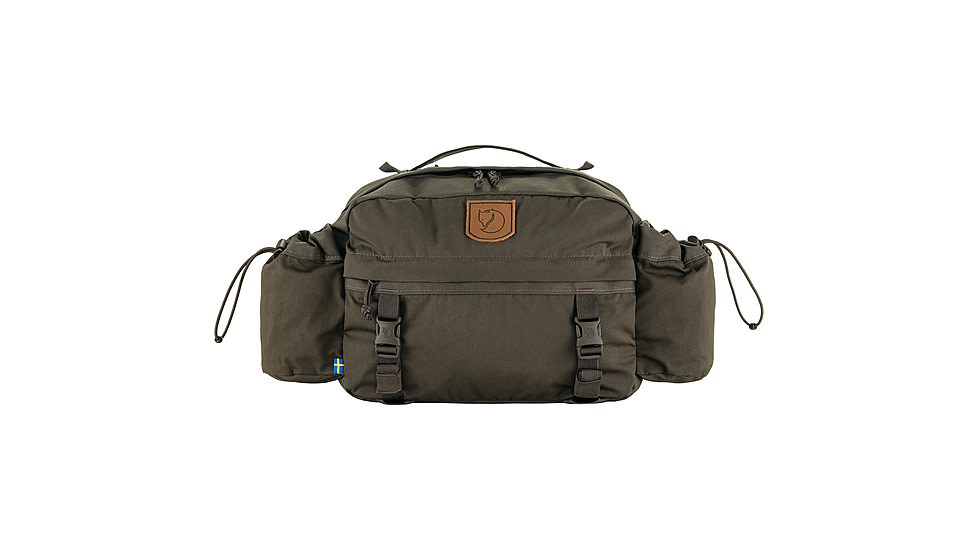 Fjallraven Singi Hip Pack 10 - Unisex, Dark Olive, One Size, F23-633OS