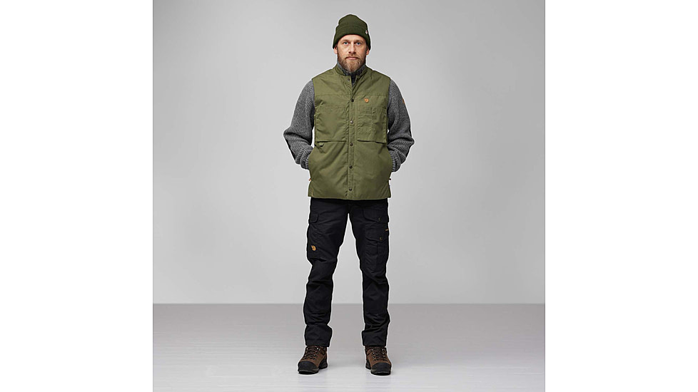 Fjallraven Singi Padded Vest - Mens, Laurel Green, Medium, F86708-625-M