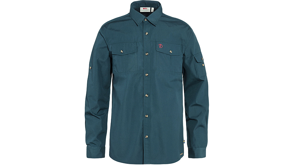 Fjallraven Singi Trekking Shirt Long Sleeve - Mens, Mountain Blue, Extra Small, F81838-570-XS