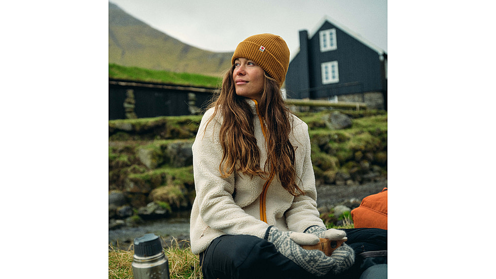 Fjallraven Vardag Pile Fleece - Womens, Chalk White, Large, F84789-113-L