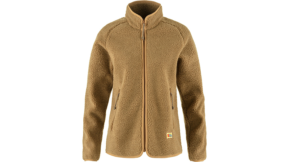 Fjallraven Vardag Pile Fleece - Womens, Large, Buckwheat Brown, F84789-232-L