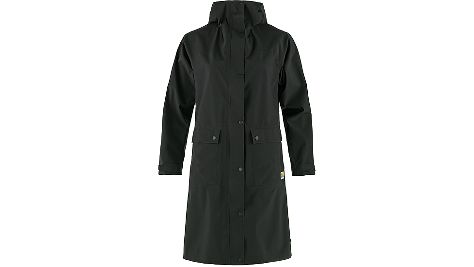 Fjallraven Vardag Rain Parka - Womens, Black, Extra Small, F14500131-550-XS
