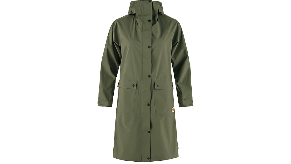 Fjallraven Vardag Rain Parka - Womens, Laurel Green, Large, F14500131-625-L