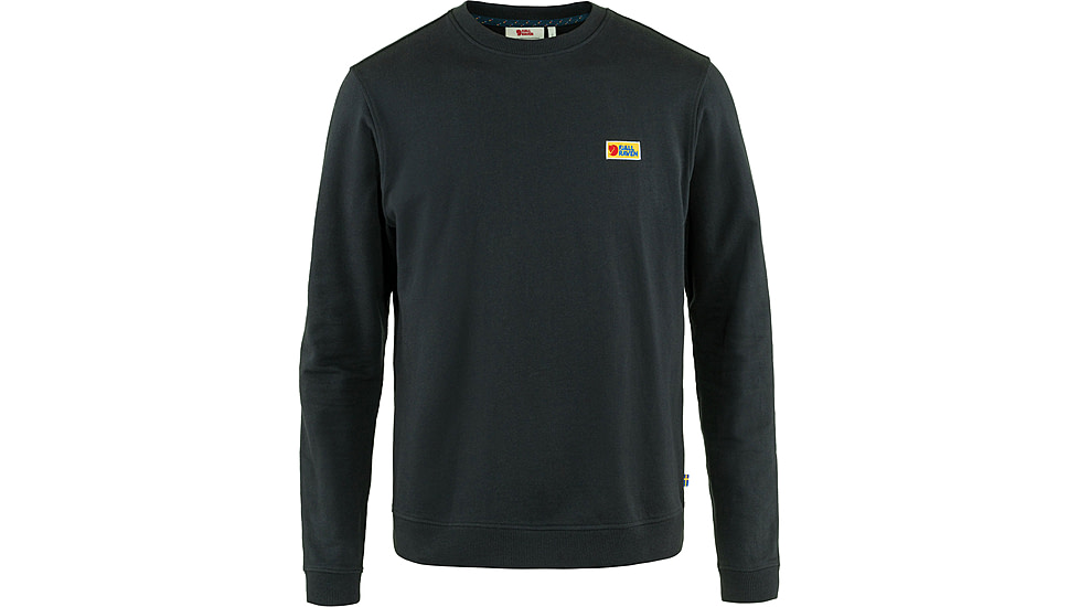 Fjallraven Vardag Sweater - Mens, Black, Extra Small, F87070-550-XS