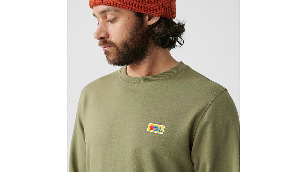 Fjallraven Vardag Sweater - Mens, Green, Extra Small, F87070-620-XS