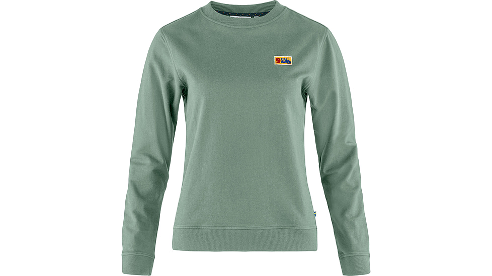 Fjallraven Vardag Sweater - Womens, Misty Green, Extra Small, F87075-674-XS