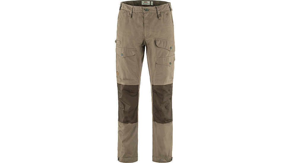 Fjallraven Vidda Pro Ventilated Trousers - Mens, Long Inseam, Suede Brown/Dark Olive, 54/Long, F87178-244-633-54/L