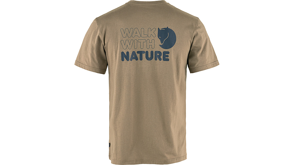 Fjallraven Walkith Nature T-Shirt - Mens, Suede Brown, Extra Small, F12600216-244-XS