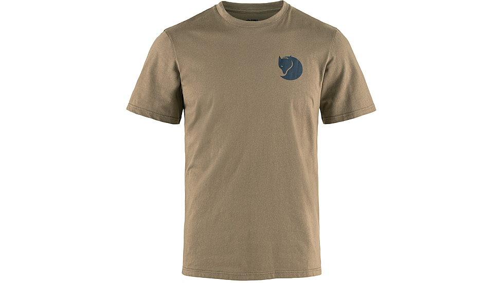 Fjallraven Walkith Nature T-Shirt - Mens, Suede Brown, Extra Small, F12600216-244-XS