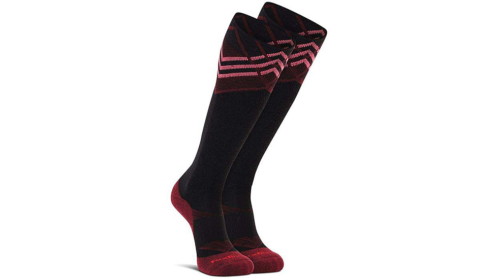 Fox River Summit Lightweight Over-The-Calf Ski and Snowboard Sock - Women's, Black, Small, 5521-7000 SM