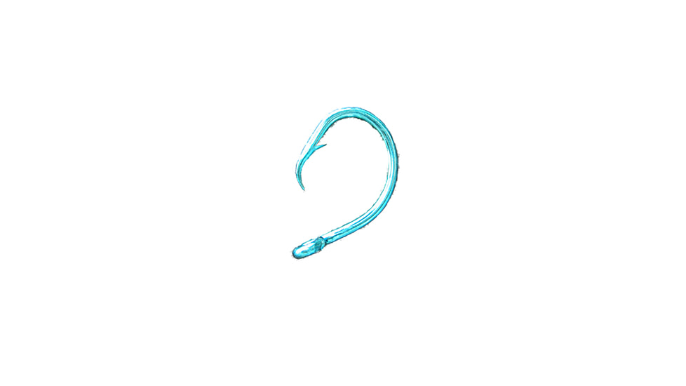Frenzy Ultimate Circle Hook, Blue, Size 5/0, 6 Per Pack, UCH-B05