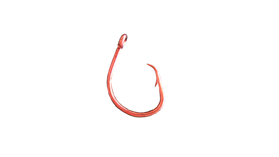Frenzy Ultimate Circle Hook, Red, Size 7/0, 6 Per Pack, UCH-R07
