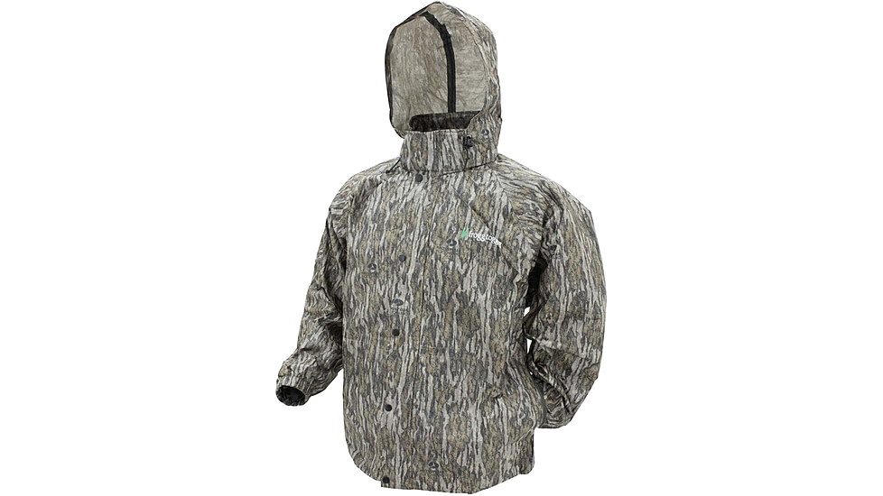Frogg Toggs Pro Action Rain Jacket - Men's, Mossy Oak Bottomlands, Extra Large, PA63123-50XL
