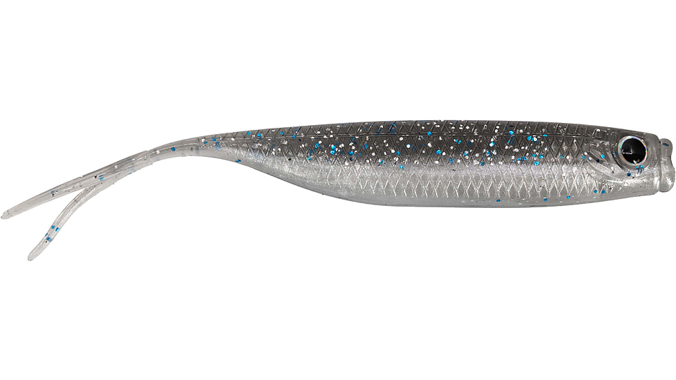 G-Ratt Baits Rocker Soft Bait, 4in, 5pk, Smoke Shad, RK4-001