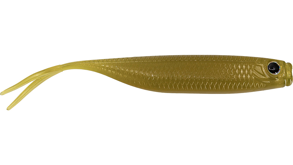 G-Ratt Baits Rocker Soft Bait, 4in, 5pk, Steve's Green Machine, RK4-003