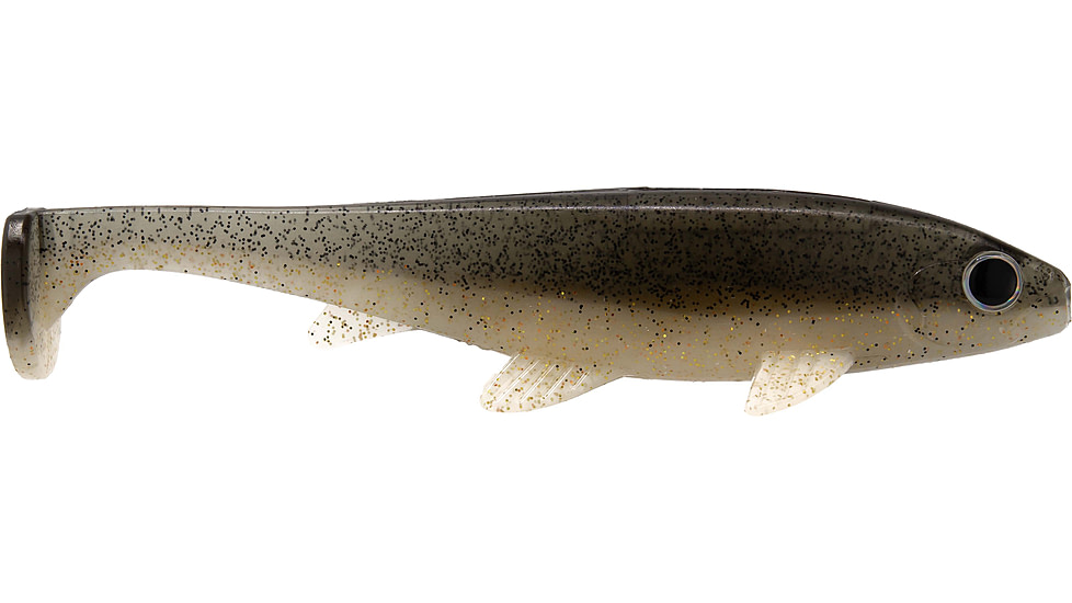 G-Ratt Baits Weedless Executioner Soft Bait, 7in, 2pk, Smoke Shad, WS7-003