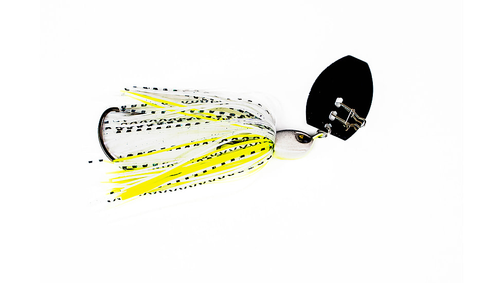 G-Ratt Weedless Vibrating Jig, Chartreuse Shad, 3/8Oz., WVJ-004