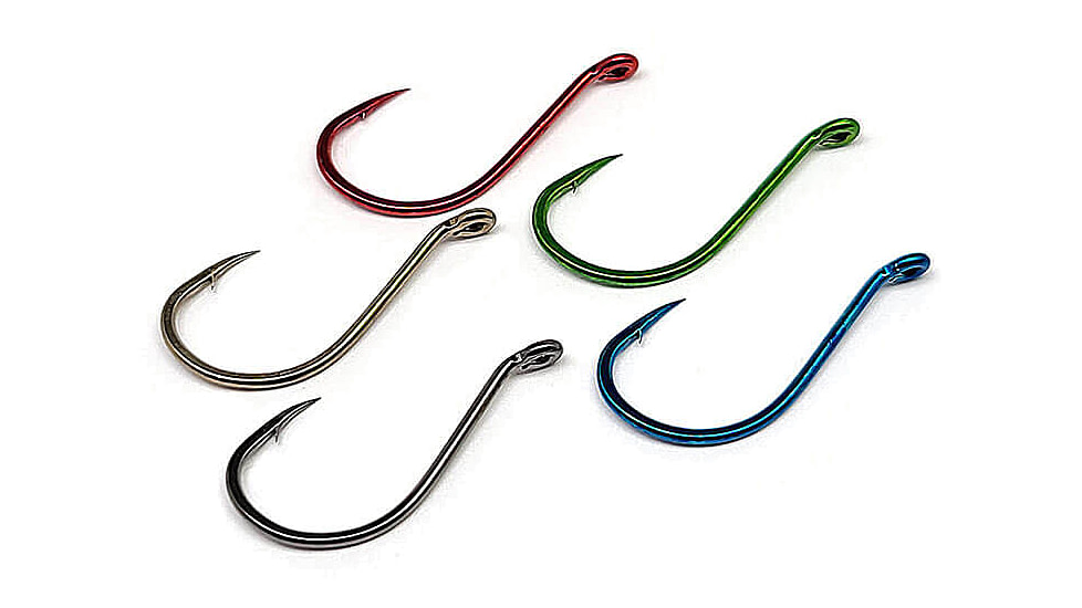 Gamakatsu 0 Hook Assortment, Needle Point, Octopus, Assorted, Size 6, 25 per Pack, 2507