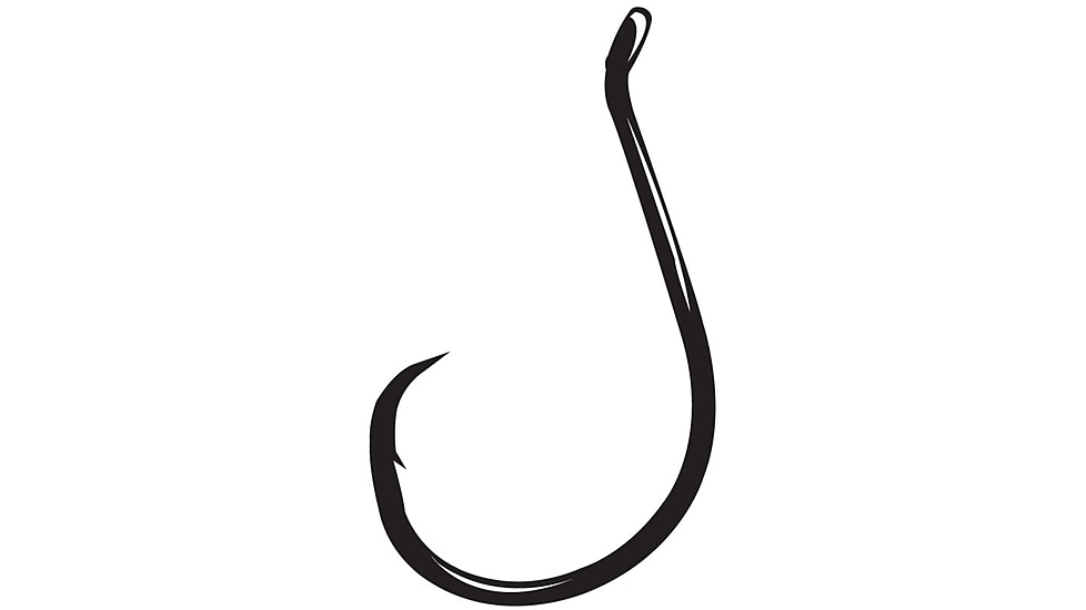 Gamakatsu Black Octopus Offset Circle Hooks 25 Pack - #5/0 071889