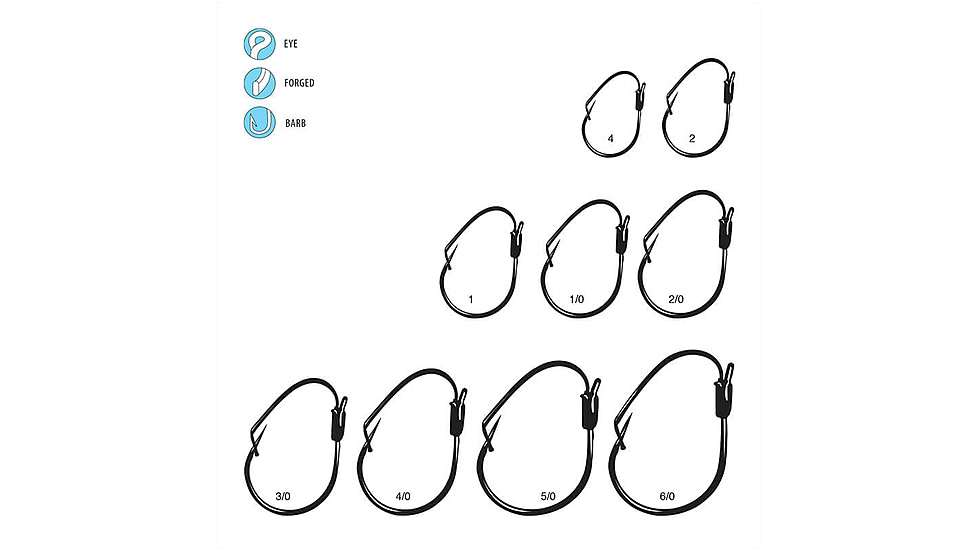 Gamakatsu Finesse Wide Gap Hook, Needle Point Ringed Eye, NS Black, Size 2, 5 per Pack, 230909