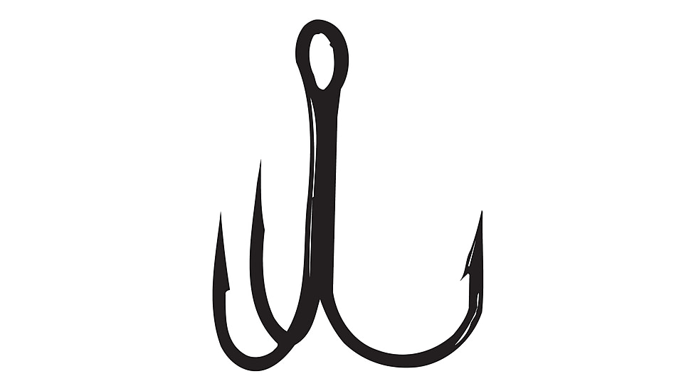 Gamakatsu Treble RB Hook, NS Black, Size 3, 8 Per Pack, 47408.5