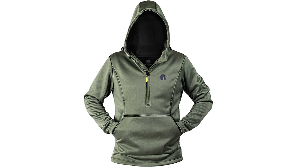 Gator Waders Camp Hoodie - Mens, Olive, Medium, CH17MM