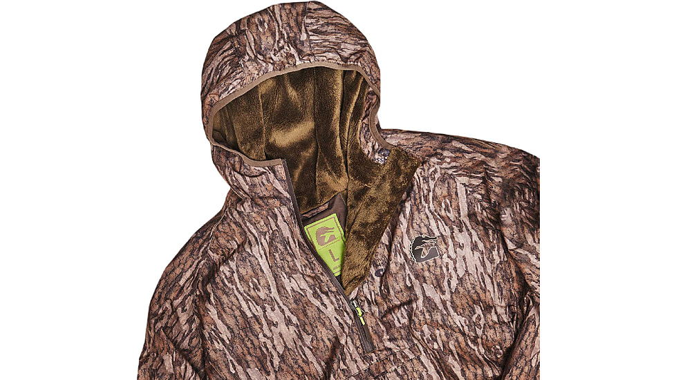 Gator Waders Waterproof 1/2 Zip Bog Hoodie - Mens, Mossy Oak Bottomland, 2XL, BOG32M2XL