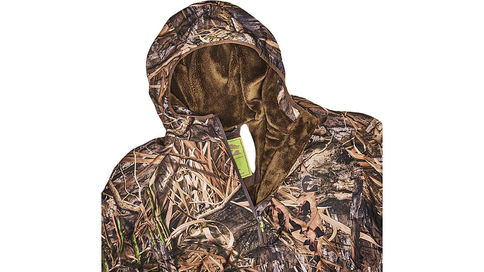Gator Waders Waterproof 1/2 Zip Bog Hoodie - Mens, Mossy Oak Habitat, 3XL, BOG45M3XL