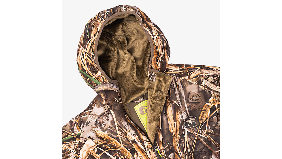 Gator Waders Waterproof 1/2 Zip Bog Hoodie - Mens, Realtree Max-7, Extra Large, BOG58MXL